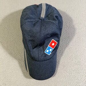 Domino's Pizza Hat Ballcap‎ Baseball Cap Blue Strapback Employee Uniform